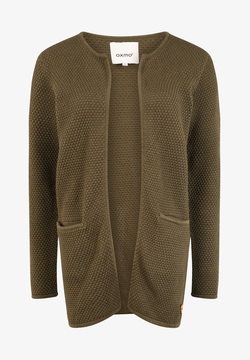 OXMO OXHILDA - Strickjacke - Ivy Green