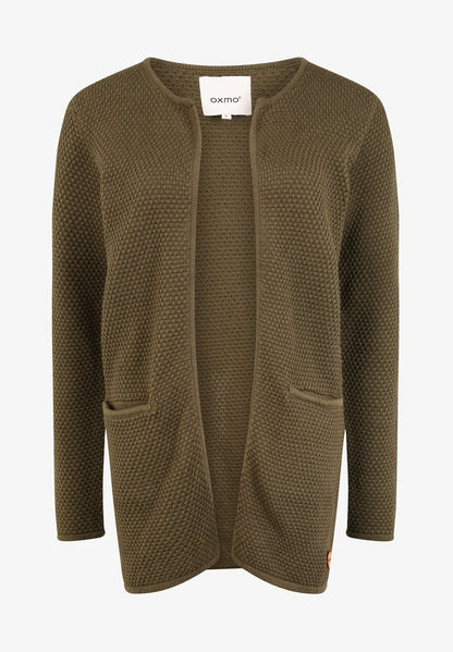 OXMO OXHILDA - Strickjacke - Ivy Green