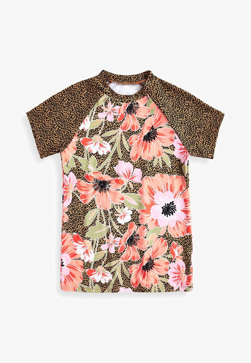 Next SHORT SLEEVE RASH VEST STANDARD - Bikini-Top - Animal Floral