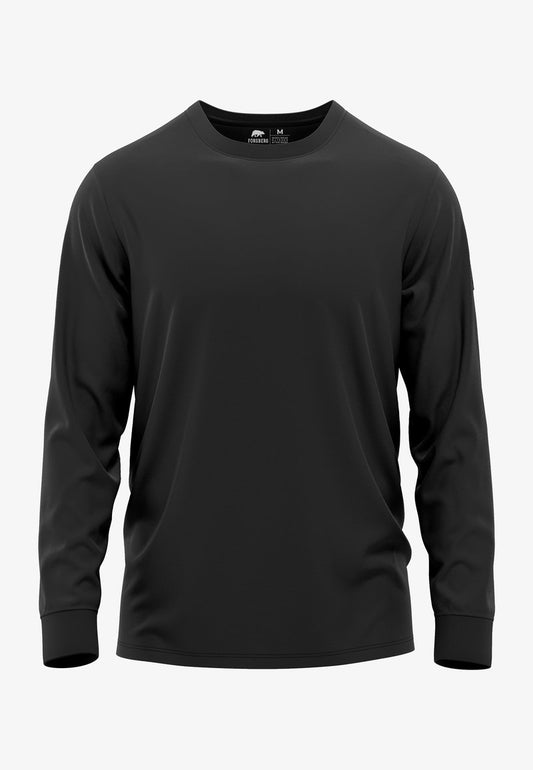  Langarmshirt - Schwarz