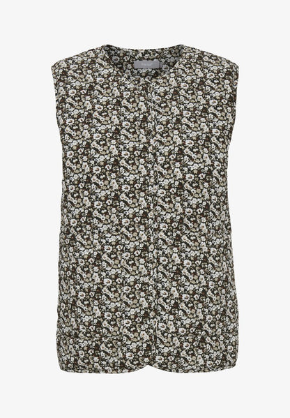 Fransa FRBAQUILLI 2 WAISTCOAT - Weste - Sand Flower Mix