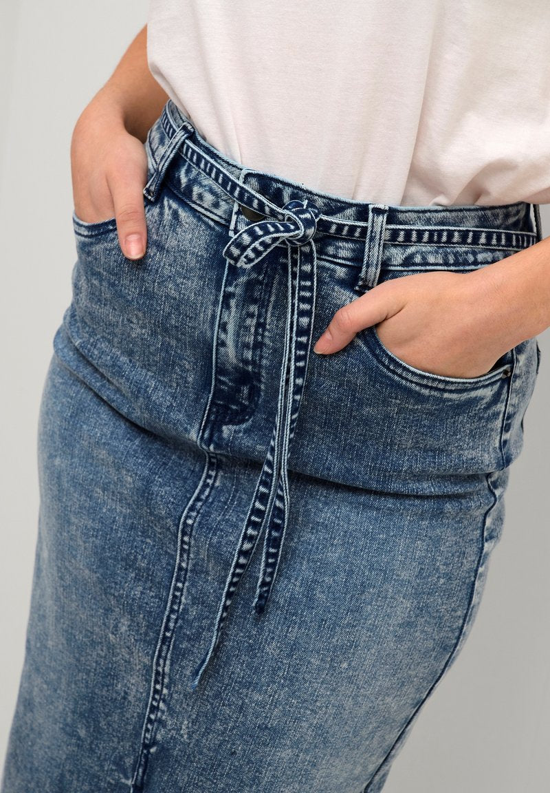 Kaffe RUE SINEM HW - Bleistiftrock - Blue Denim