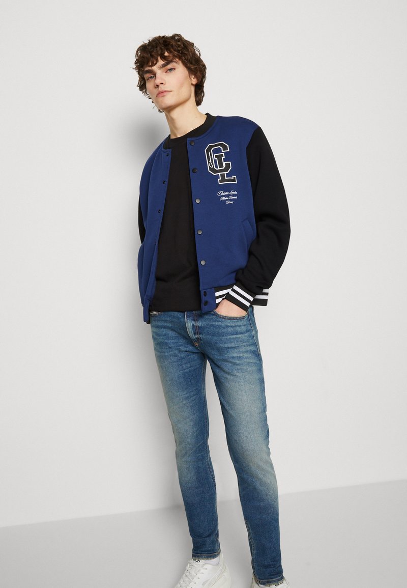  BADGE VARSITY BASEBALL JACKET - Sweatjacke - Blue