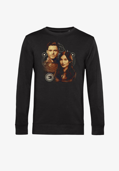 Henry Tiger MARVEL: ETERNALS SERSI AND IKARIS - Sweatshirt - Black