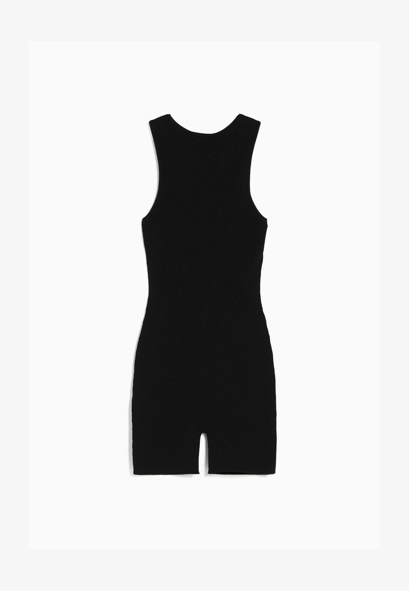 BERSHKA STRAPPY - Jumpsuit - Black