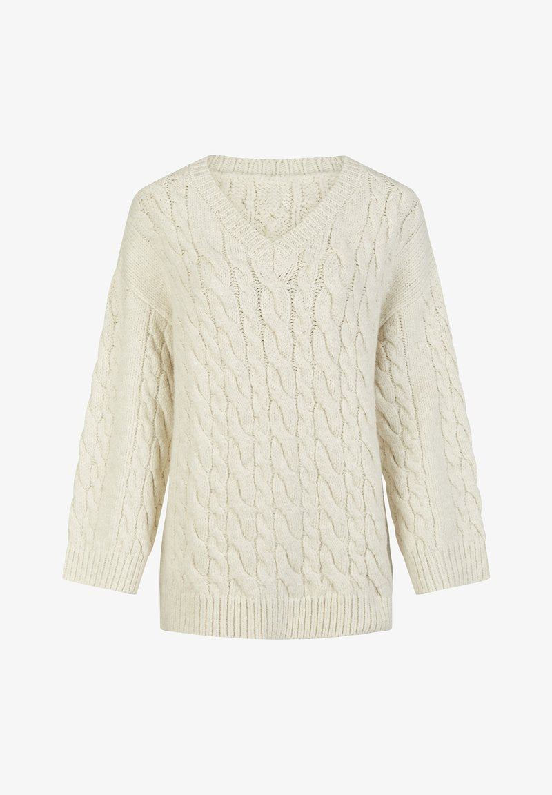  PAMELA - Strickpullover - Offwhite