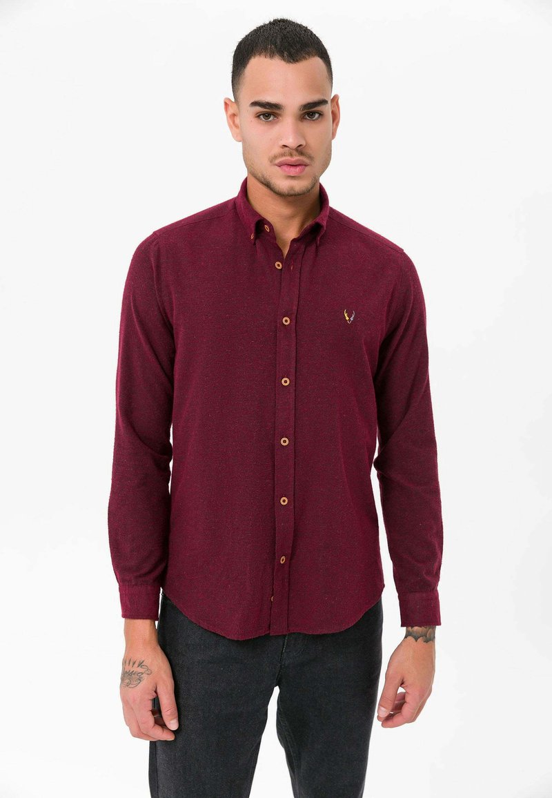  REGULAR FIT - Hemd - Bordeaux