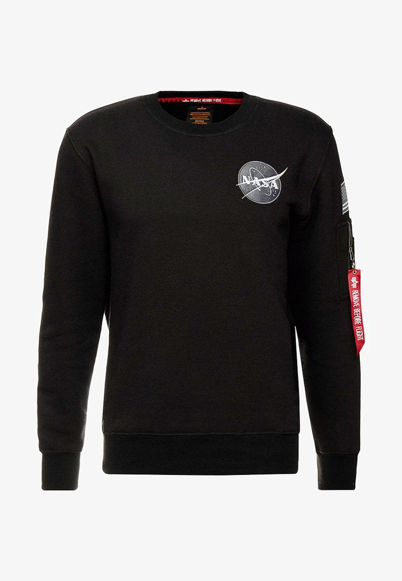 Alpha Industries NASA - Sweatshirt - Schwarz