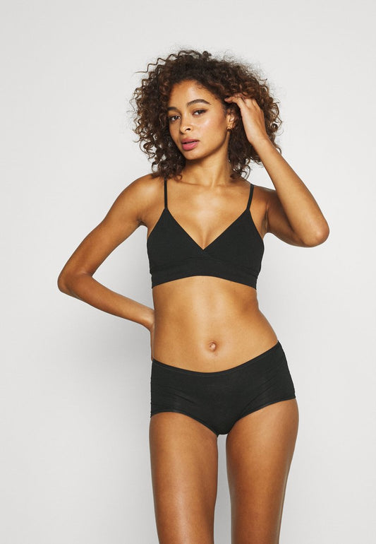 Schiesser 3PACK PANTIES ORGANIC COTTON - 95/5 - Panties - Black