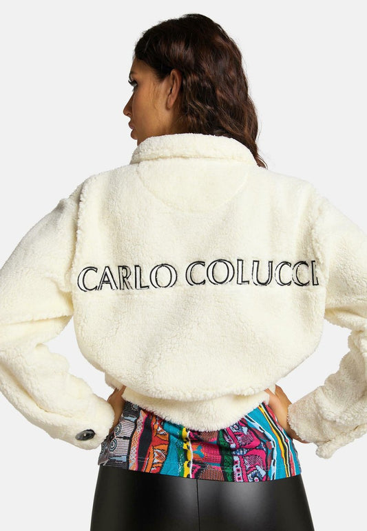 CARLO COLUCCI JACKE DALLAVALLE - Fleecejacke - Weiß