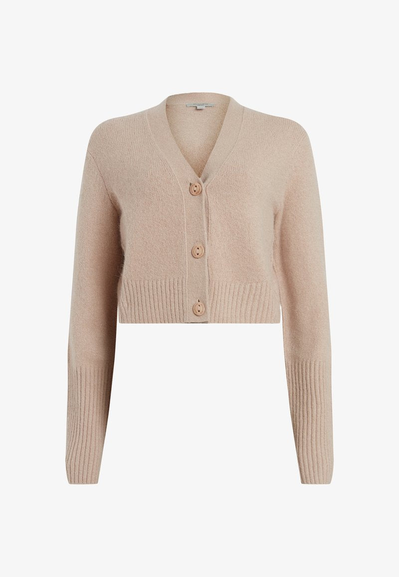 AllSaints WICK CO - Strickjacke - Beige