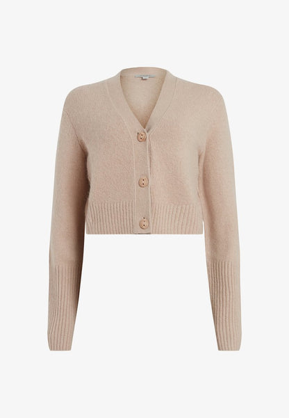AllSaints WICK CO - Strickjacke - Beige