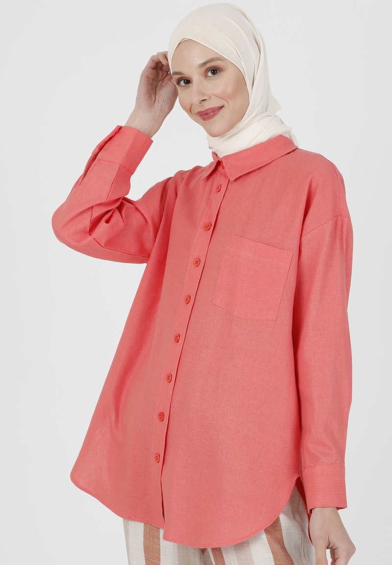  Hemdbluse - Coral