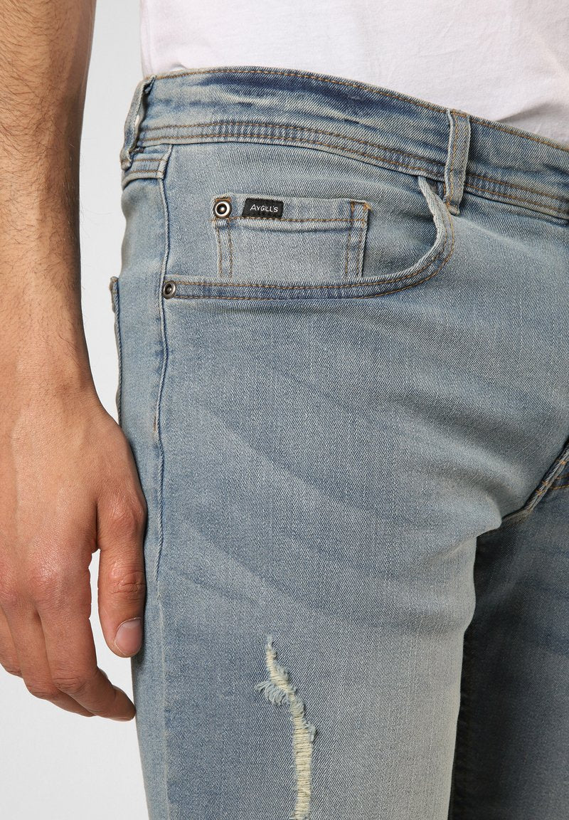  Jeans Shorts - Blue Stone