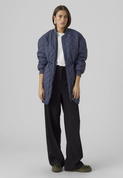 Vero Moda MANTEL - Kurzmantel - Ombre Blue