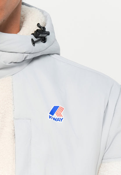 K-Way SAMSON UNISEX - Fleece Jacket - Grey/ecru