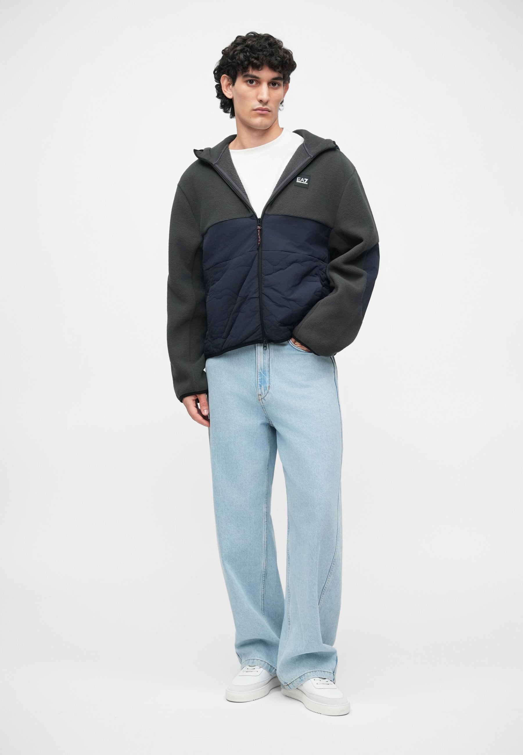 EA7 Emporio Armani MOUNTAIN HIKING UNISEX - Fleece Jacket - Asphalt