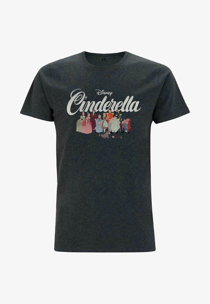 Henry Tiger CINDERELLA CINDERELLA GROUP - T-Shirt Print - Melange Black
