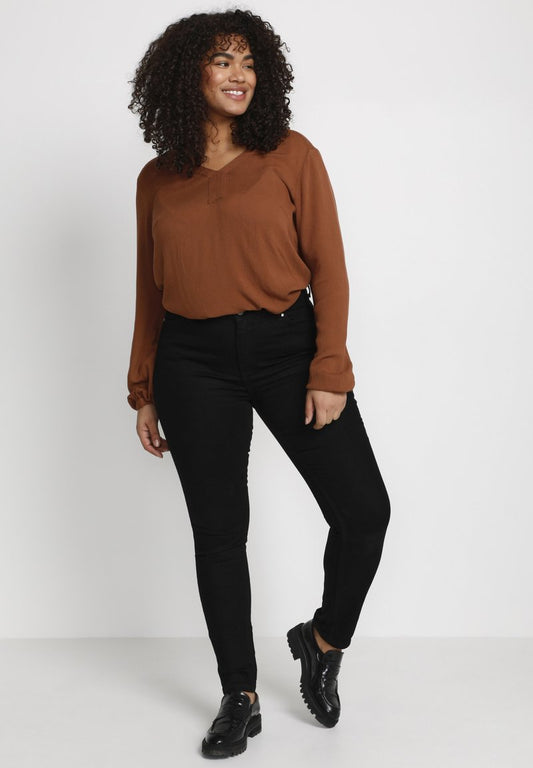  KCLASA FLORA - Jeans Skinny Fit - Washed Black Denim