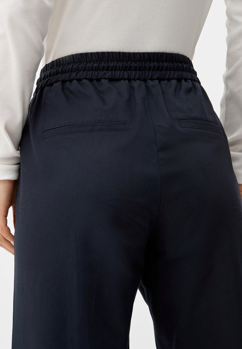 S.Oliver MET ELASTISCHE BAND - Stoffhose - Navy