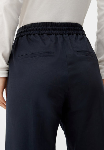 S.Oliver MET ELASTISCHE BAND - Stoffhose - Navy