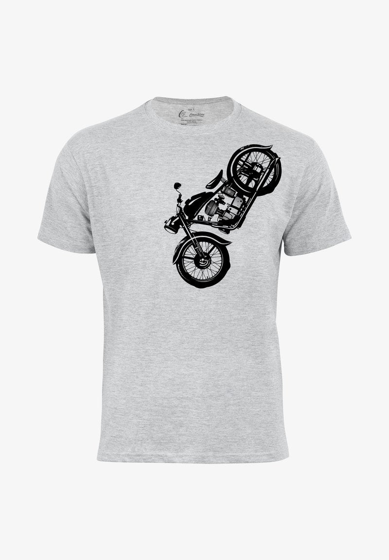  VINTAGE MOTORCYCLE - T-Shirt Print - Schwarz