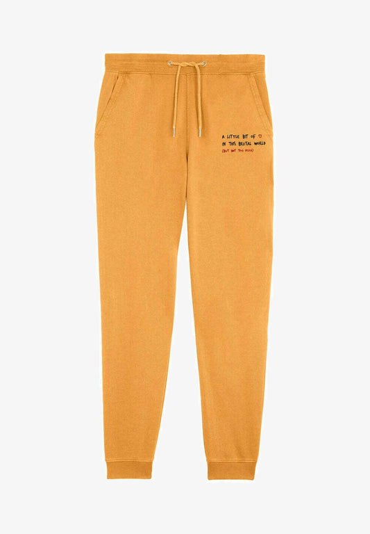  BRUTAL EMBROIDERY VINTAGE - Jogginghose - Mustard Yellow