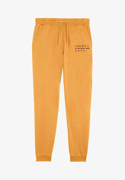  BRUTAL EMBROIDERY VINTAGE - Jogginghose - Mustard Yellow