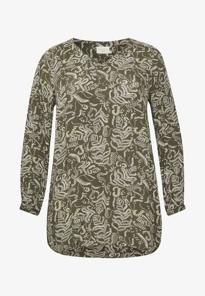  KCLISE - Bluse - Grape Leaf Leaf Print