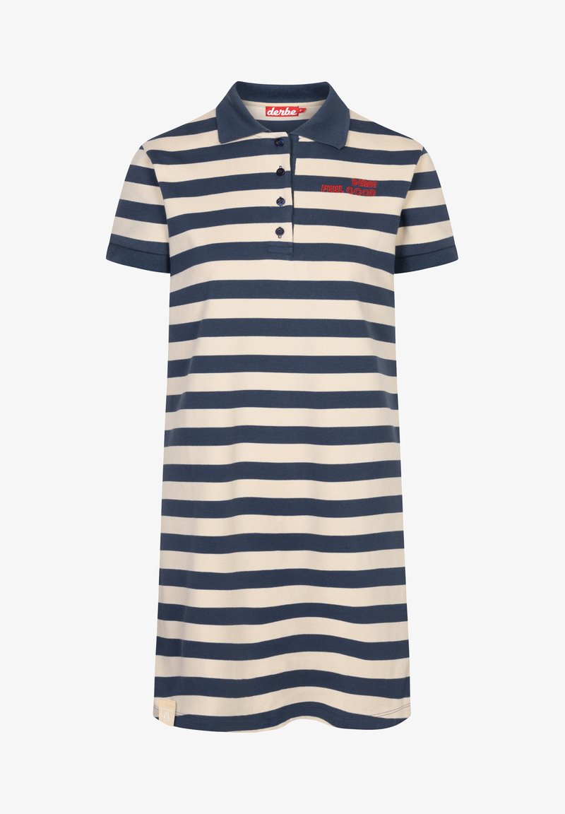 Derbe Jerseykleid - Navy