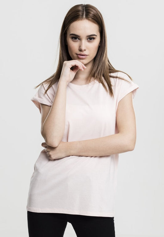 URBAN CLASSICS EXTENDED SHOULDER - T-Shirt Basic - Pink