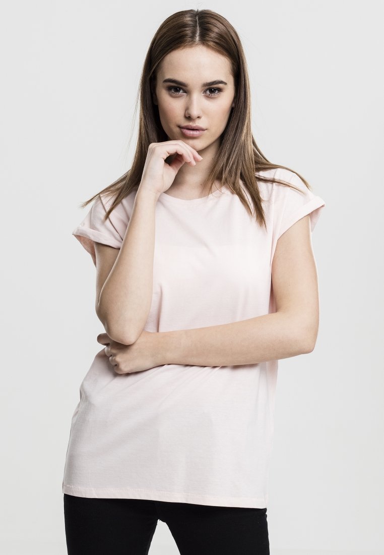 URBAN CLASSICS EXTENDED SHOULDER - T-Shirt Basic - Pink