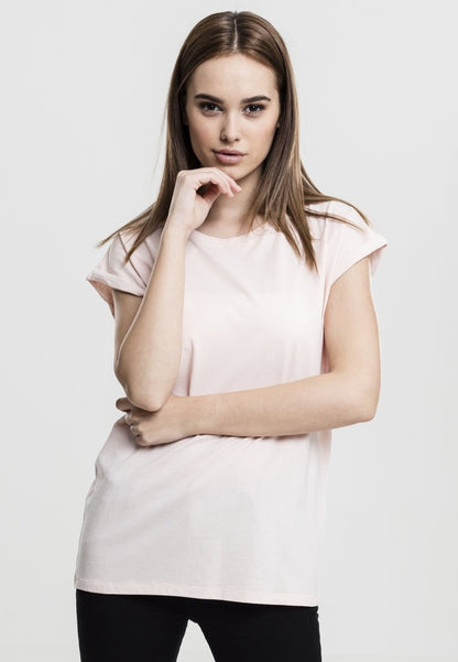 URBAN CLASSICS EXTENDED SHOULDER - T-Shirt Basic - Pink