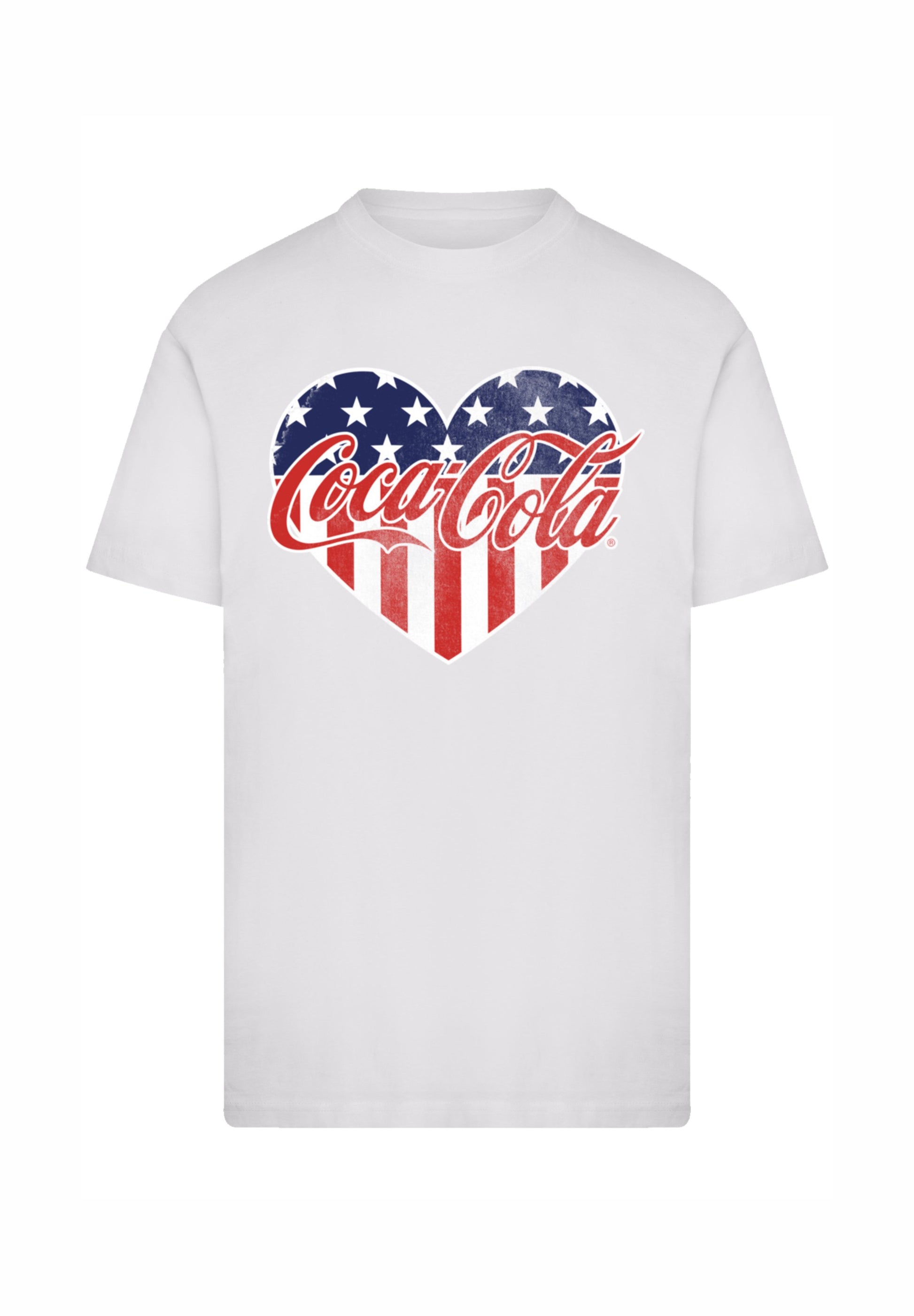 F4NT4STIC COCA COLA AMERICANA - Print T-shirt - Heather Grey