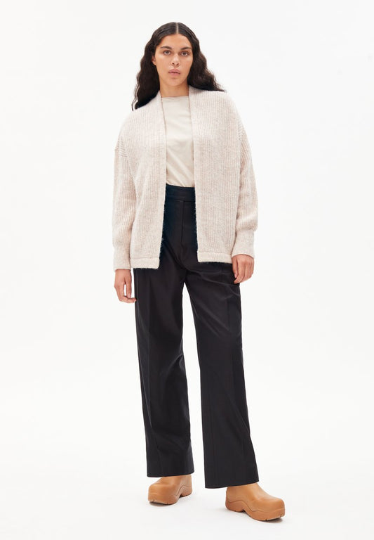 Armedangels VILANAA - Strickjacke - Kinoko Melange-oatmilk