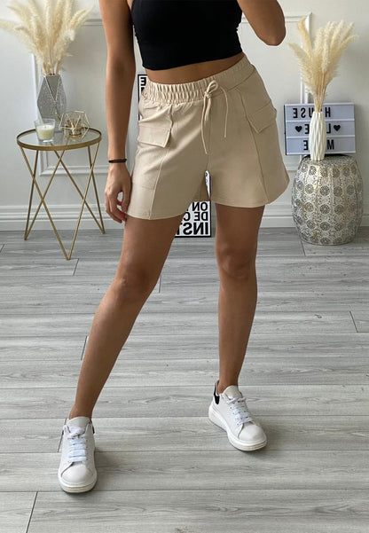  ELEGANTE CHINO BERMUDA - Shorts - Beige