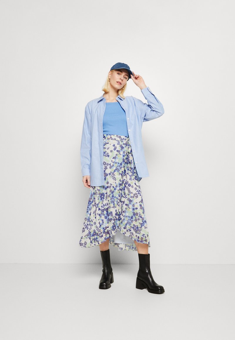 Fabienne Chapot BOBO FRILL - Maxirock - Riad Blue/holy Guaca