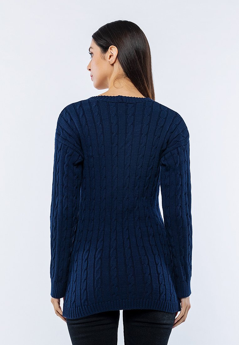  Strickpullover - Navy