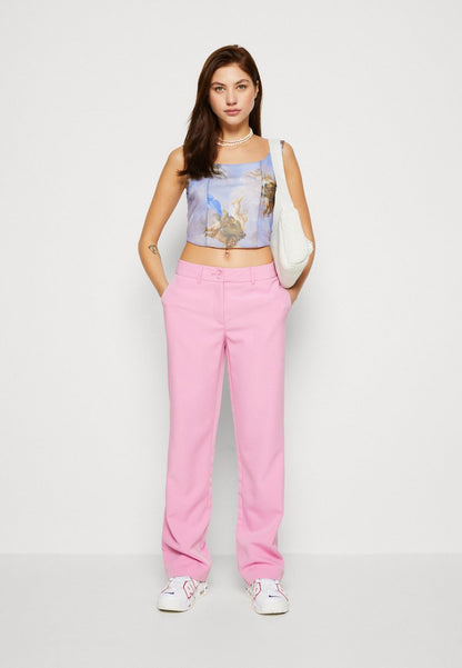 ONLY ONLLANA - Stoffhose - Fuchsia Pink