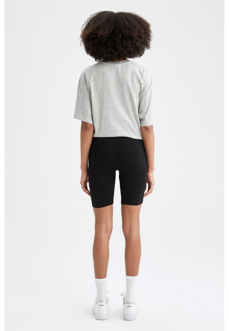 DeFacto SKINNY FIT - Shorts - Black