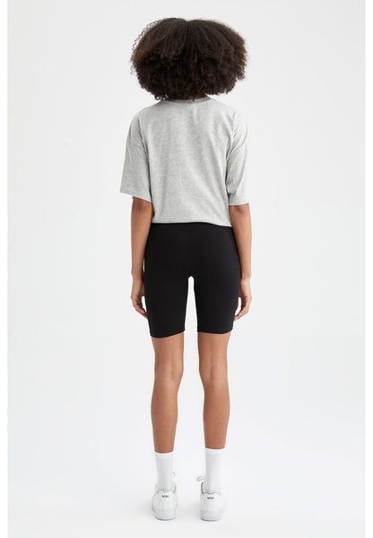 DeFacto SKINNY FIT - Shorts - Black