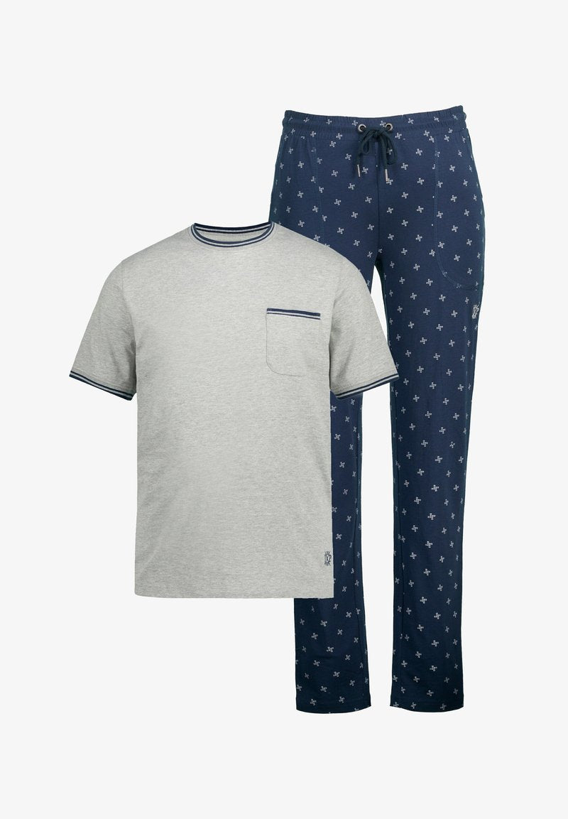 JP1880 Nachtwäsche Set - Navy Blau