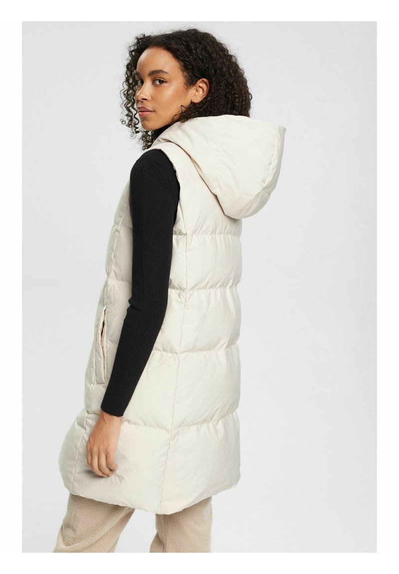ESPRIT LANGE STEPP - Weste - Off White