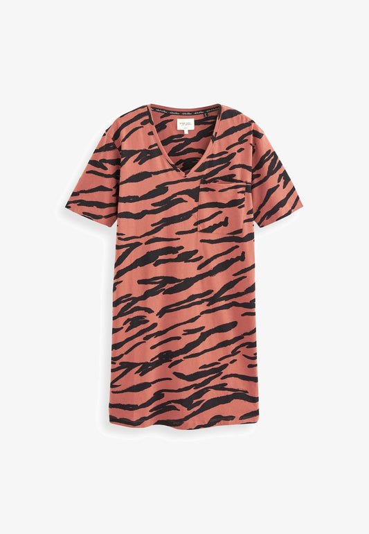 Next STANDARD - Nachthemd - Brown Zebra Print