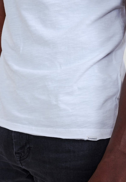 Gabba KONRAD STRAIGHT - T-Shirt Basic - White
