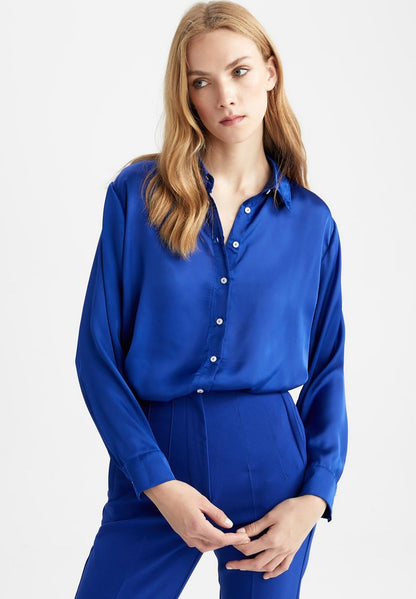 DeFacto Hemdbluse - Blue