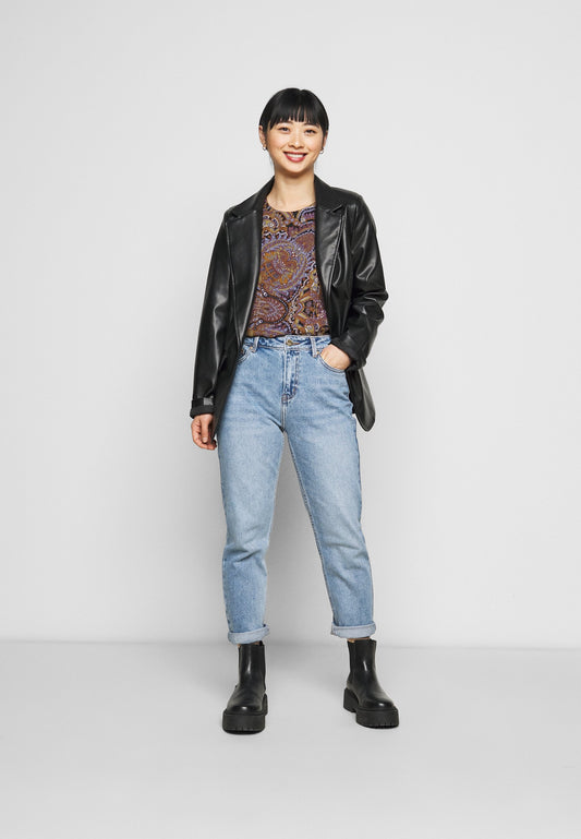 ONLY Petite ONLEMILY LIFE ANKLE - Straight Leg Jeans - Medium Blue