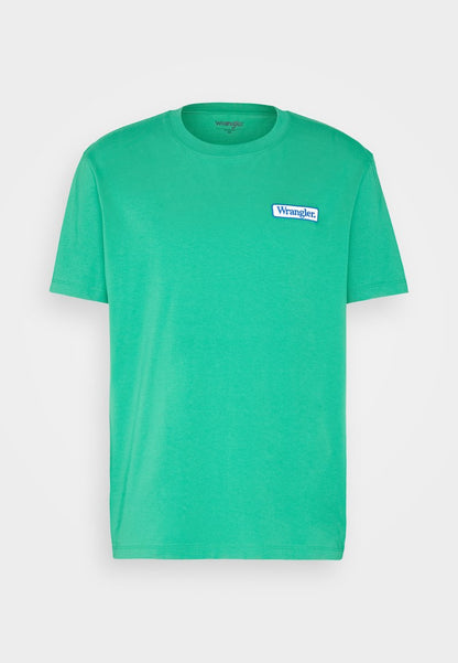 Wrangler LOGO TEE - T-Shirt Basic - Leprechaun Green