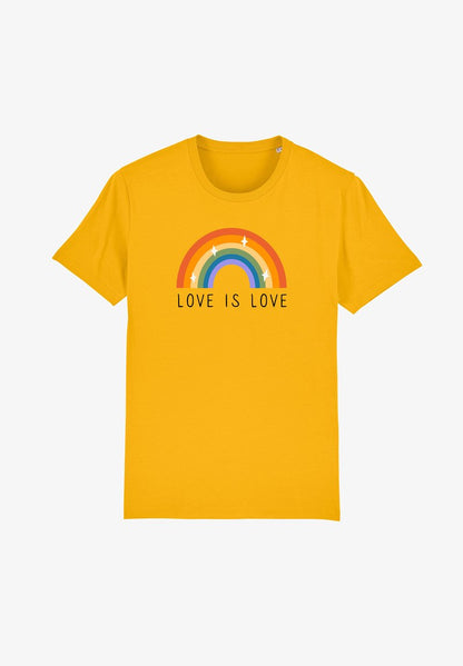  LOVE IS LOVE - T-Shirt Print - Spectra Yellow