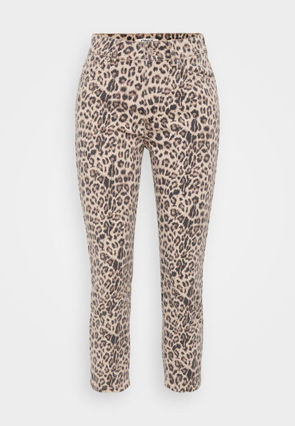 ONLY Petite ONLEMILY LEO - Straight Leg Jeans - Brown/beige